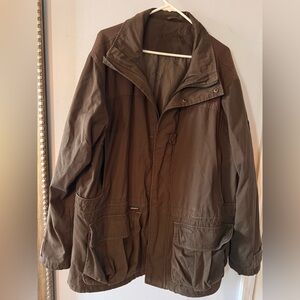 Men's Hubertus Hunting Jacket in Dark Brown